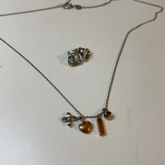 Fossil Love Set Necklace & Earring - Picture 1 of 7